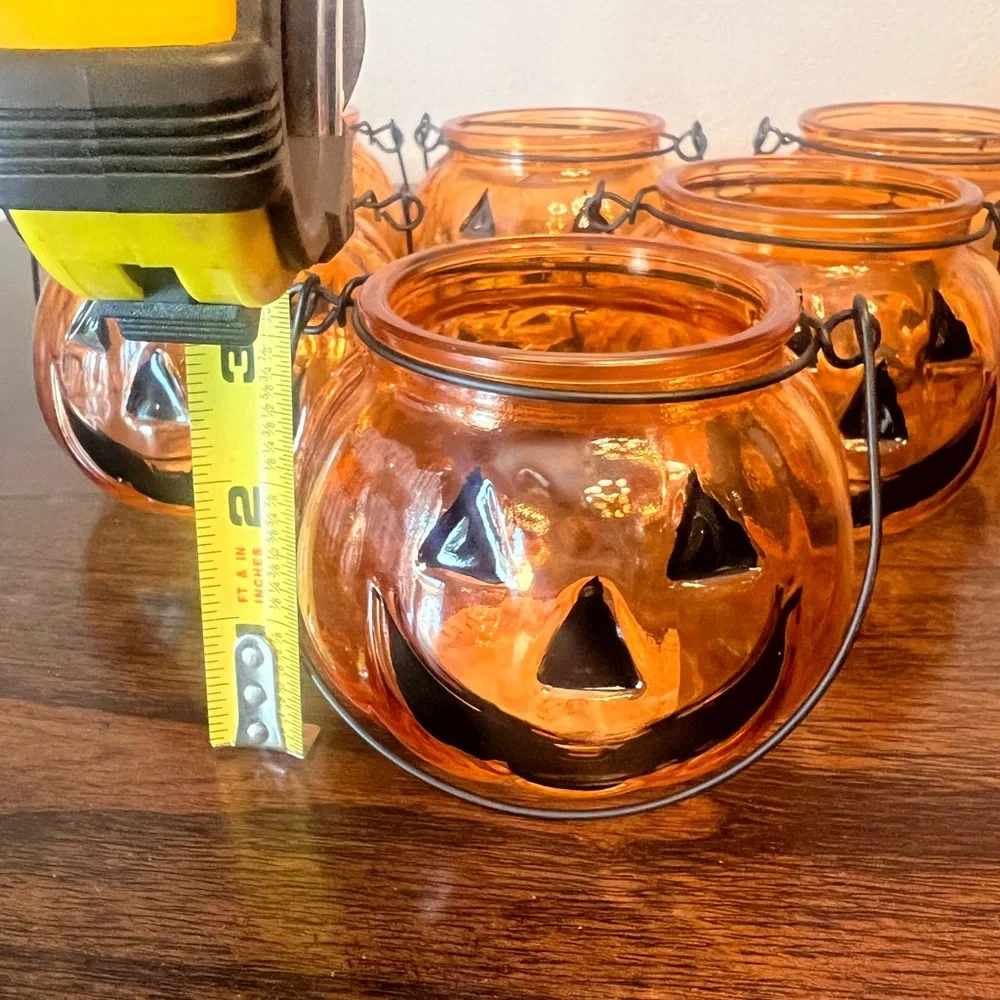 Glass Pumpkins - Set of 4